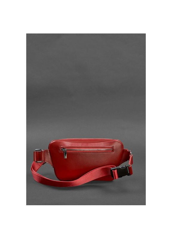 Сумка жіноча шкіряна через плече Трапеція червона BlankNote (302008783)