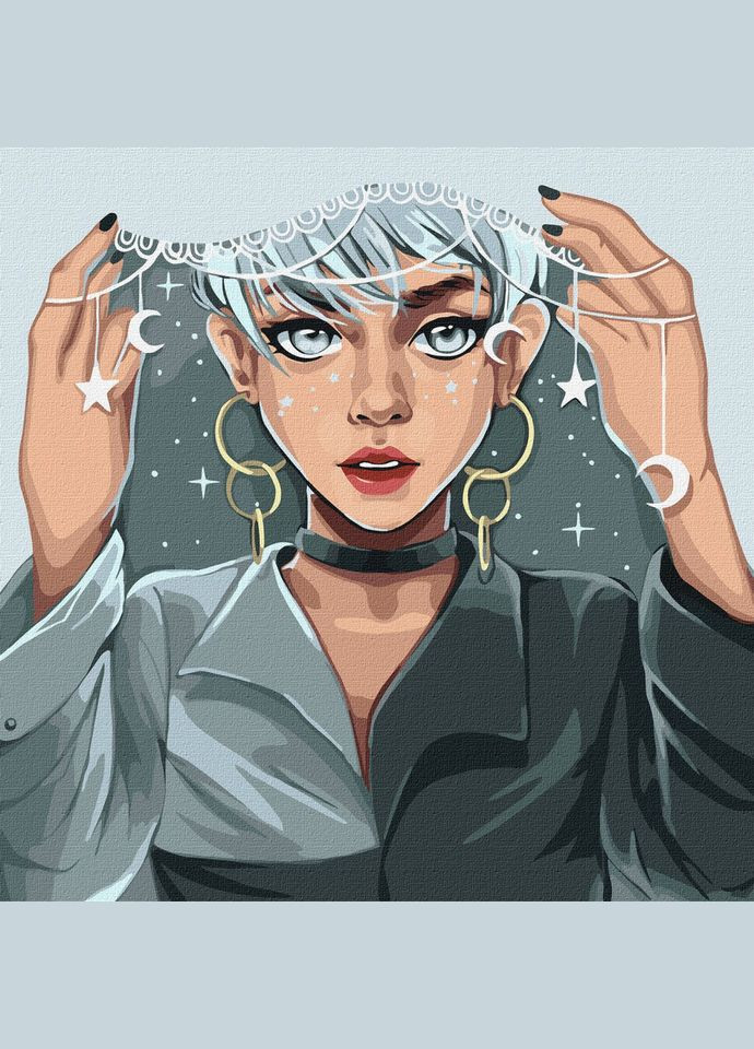 Картина по номерам "Хранительница снов" KHO4894 IDEYKA (333702896)