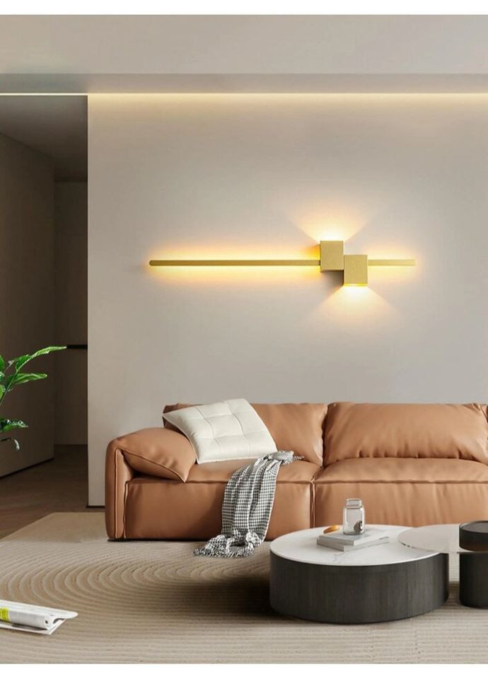 Бра LED 27529 Латунь 6х15х100 см. Sunnysky (324413589)