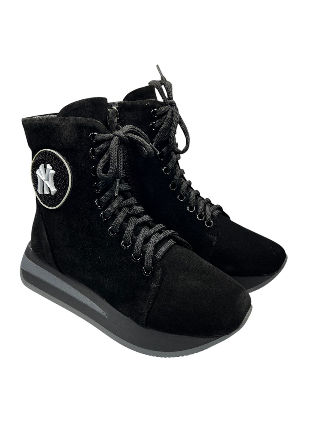 Черевики жіночі, демісезонні, верх натуральний замш, всередині байка Sherlock Soon (311504221)