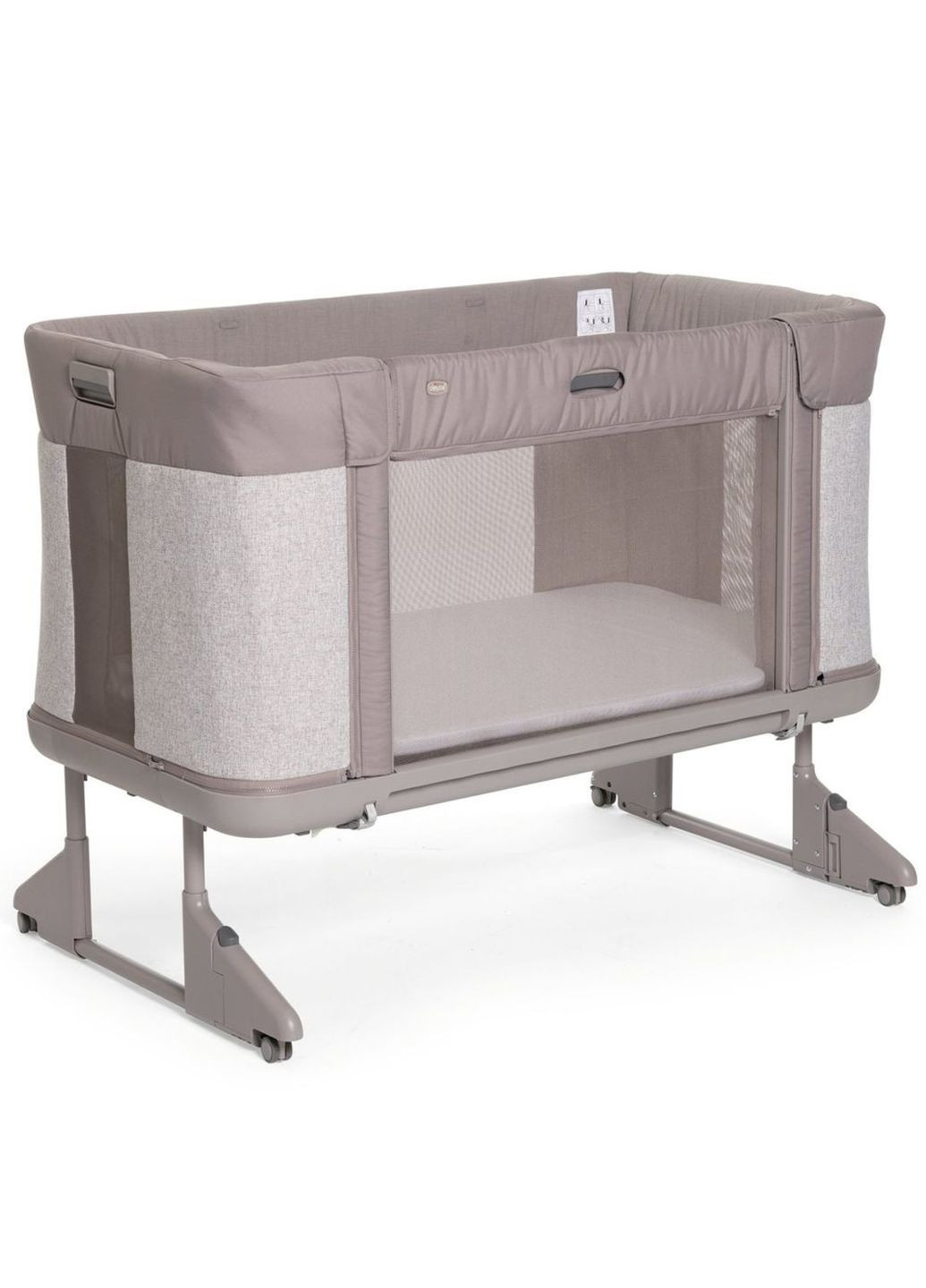 Кровать детская 3 в 1 Next2Me Forever, светло-бежевая Chicco (322819162)