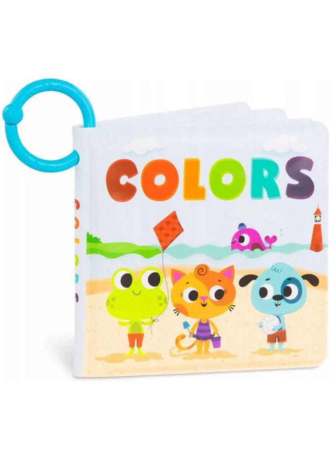 Розвиваюча книга для ванни Вивчаємо кольори () Battat LB1837GZ (354178656)