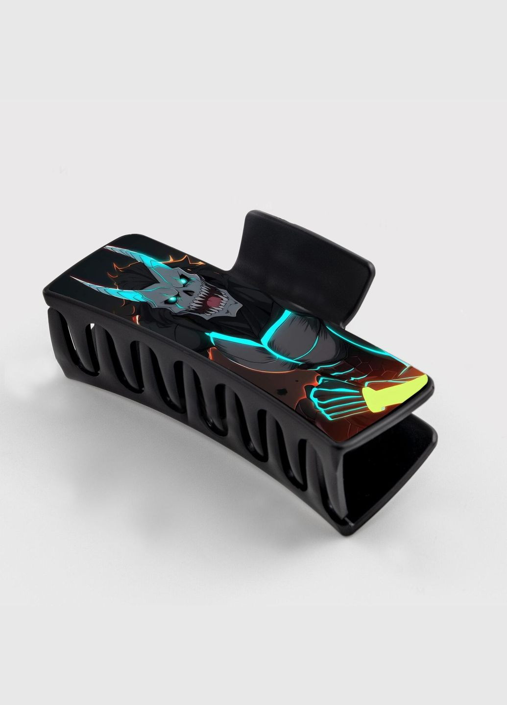 Заколка крабик для волос Аниме Кайдзю №8 #0005 черный No Brand (315631299)