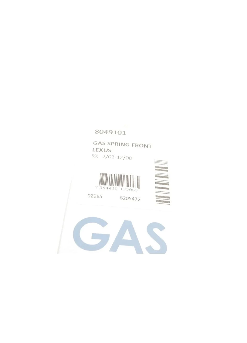 Амортизатор капоту Lexus RX 330/350 (U3) (2003-08)(вир-во ) 8049101 C.I.U Lesjofors (366125243)