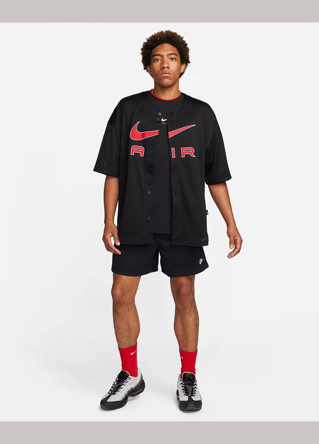 Мужские шорты Club Mesh Flow Shorts FN3514-010 черные Nike (330577354)