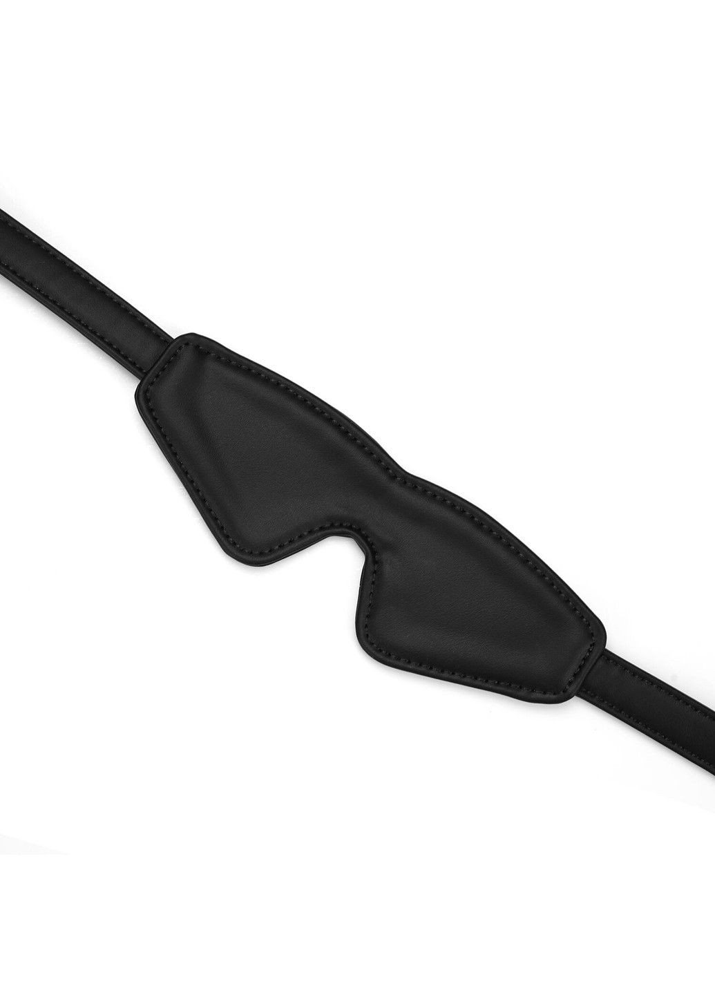 Маска на глаза Black Organosilicon Blindfold, экокожа Liebe Seele (345708443)