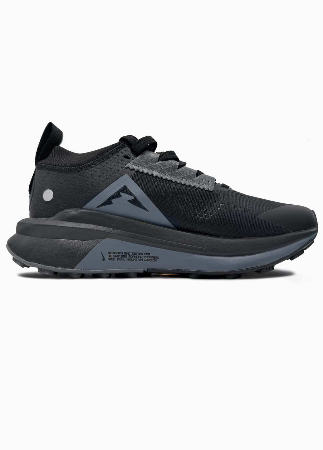 Черные демисезонные кроссовки мужские nike zegama trail 2 zoomx black | найк зегама треил 2 черные No Brand