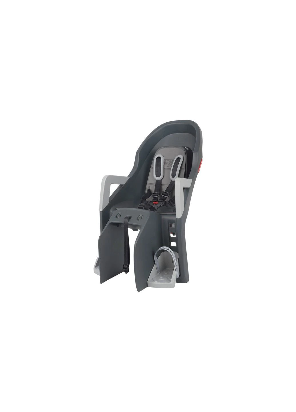 Дитяче крісло заднє Guppy Maxi+ CFS на багажник, 9-22 кг, сіре Polisport (375324468)