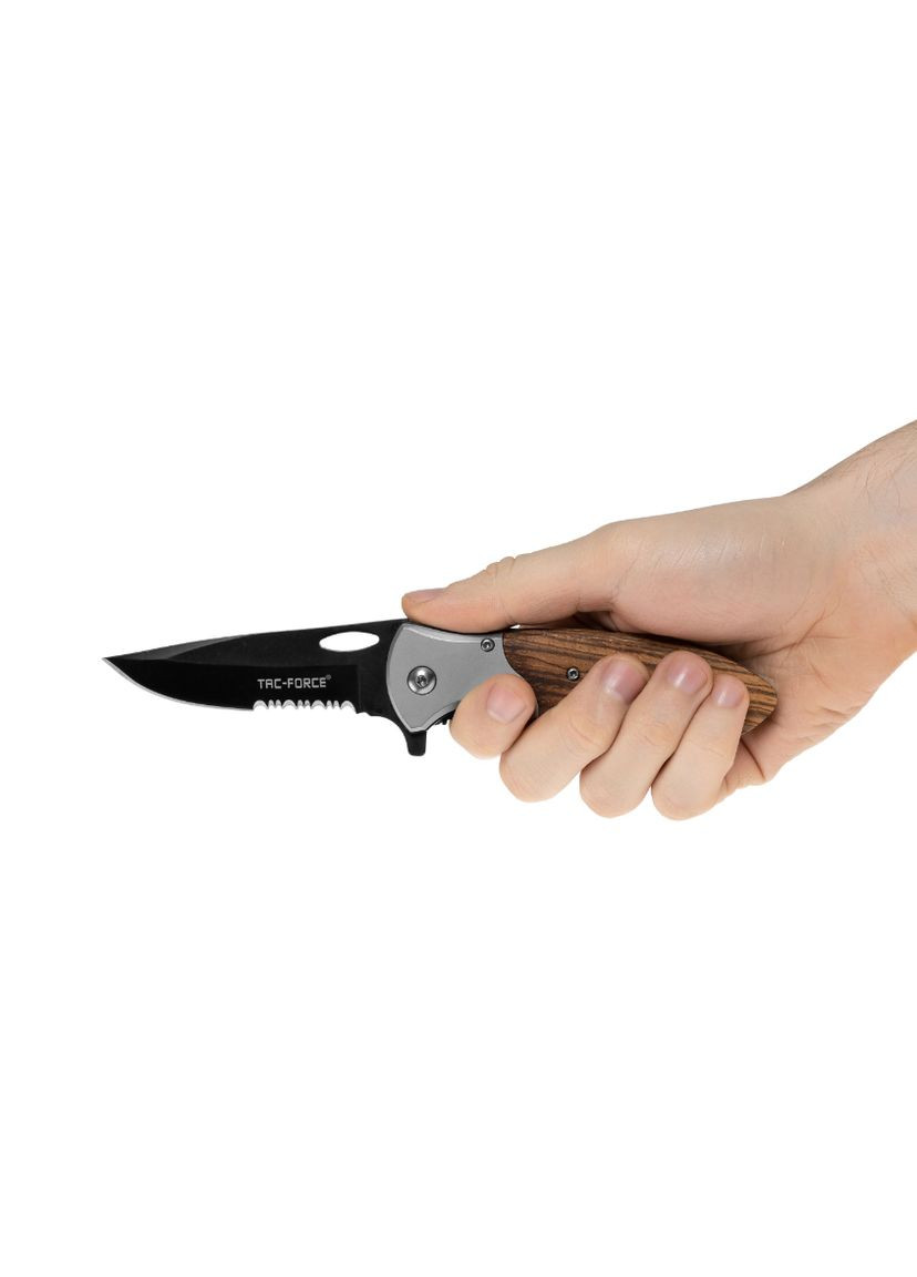 Рятувальний Складаний Ніж для Виживання Tac-Force TF-876 Spring Assisted Wood TF-876 Master Cutlery (342966647)