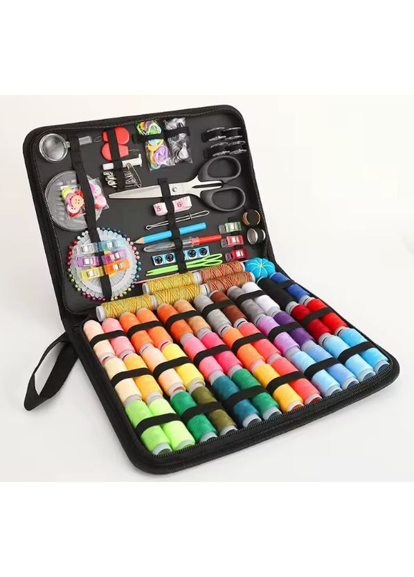 Набор для шитья и ремонта одежды №3, швейный набор, дорожный набор игл ножниц и нитей JCD (363320702)