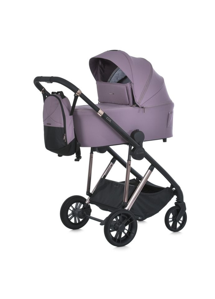 Детская универсальная коляска 2 в 1 COIL ME 1190 Grape Pink El Camino (335355186)