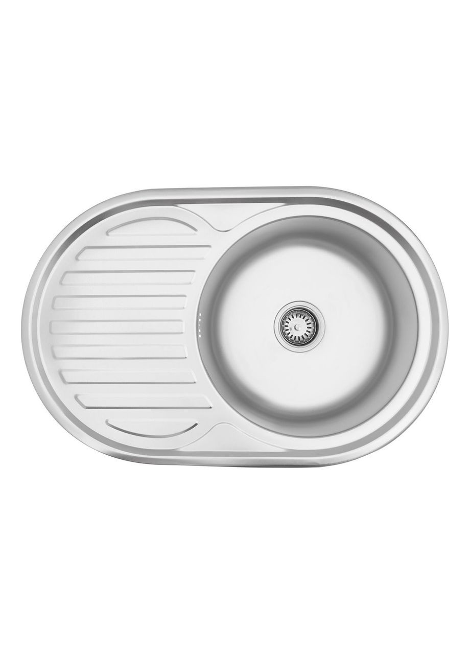 Кухонна мийка металева з харчової нержавіючої сталі AISI 201 S7750-18-08V WAL (340276411)