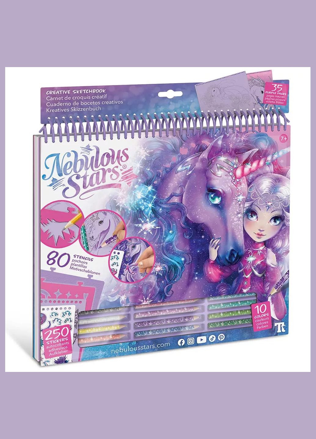 Набор для творчества Скетчбук Легенда о Фириазе (11371) Nebulous Stars (326887322)