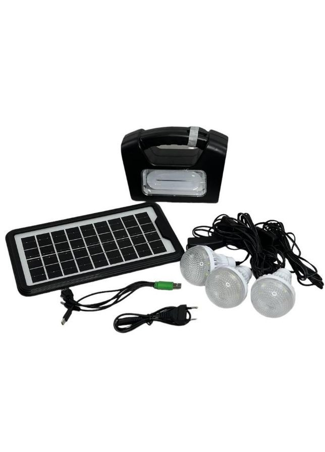 Комплект автономного освітлення GDPlus GD-9 4500 мА/год із сонячною панеллю/ліхтарем/лампою (1988504710) No Brand (328261839)