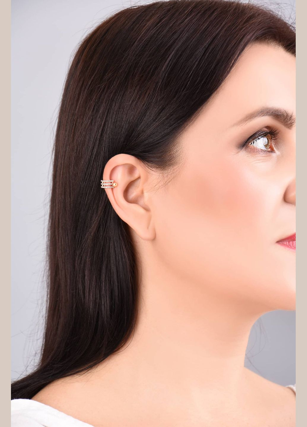 Золота сережка-кафа (з40081) IRIJ (331016838)