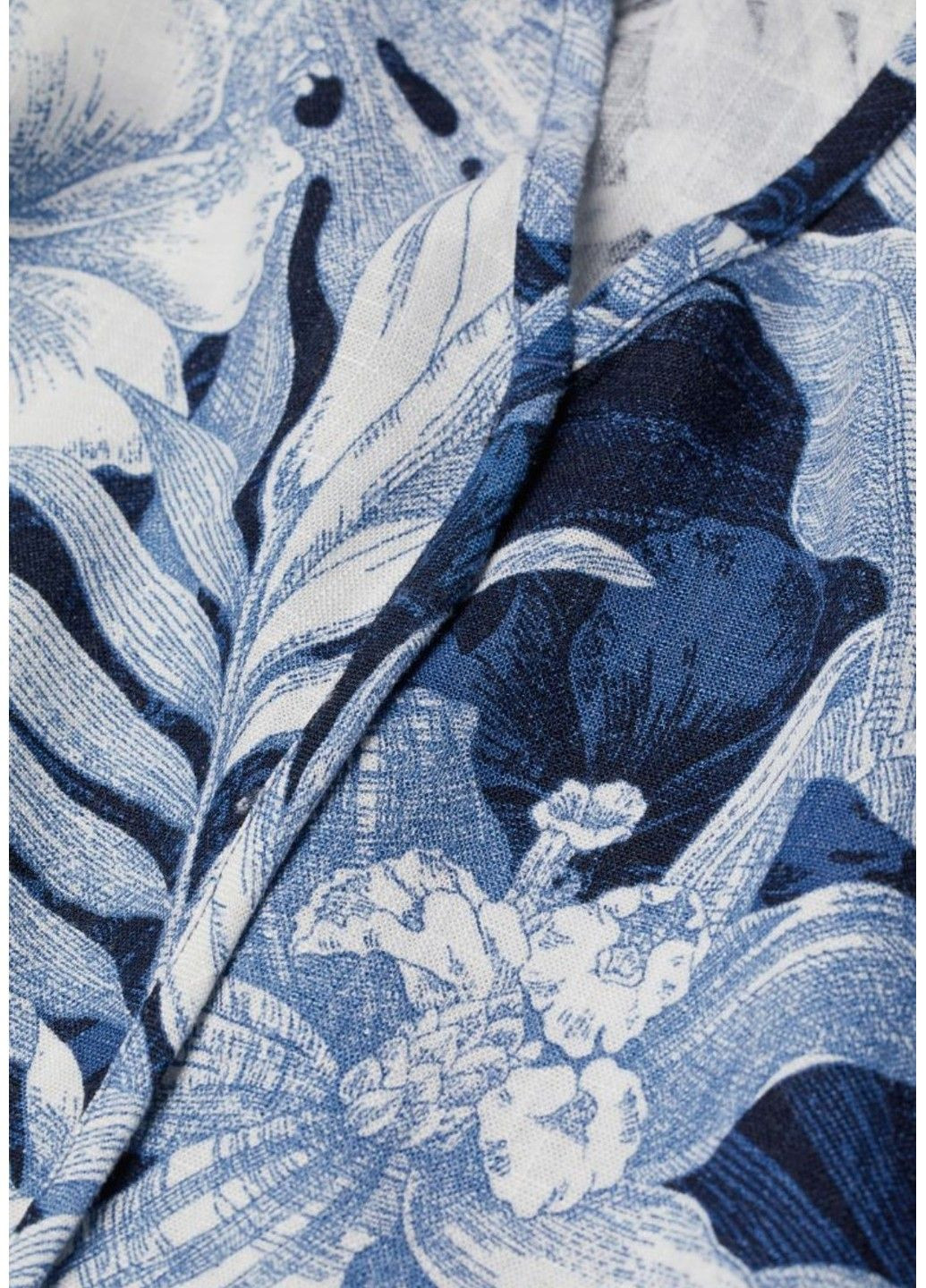 Синя повсякденний жіноча сукня в квітковий принт н&м (57337) xs синя H&M