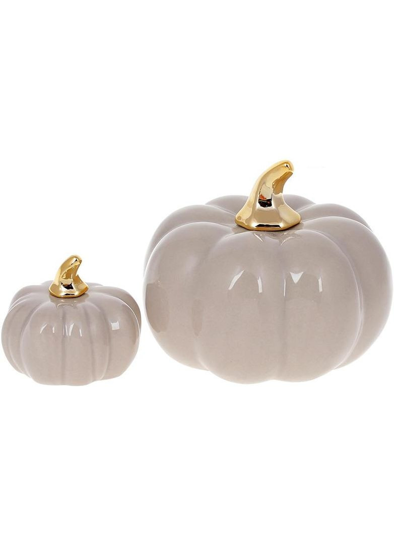 Порцелянова фігурка Тиковка бежевий глянець із золотом для декору інтер'єру статуетка 13х13х10,5 см Bona (368977762)