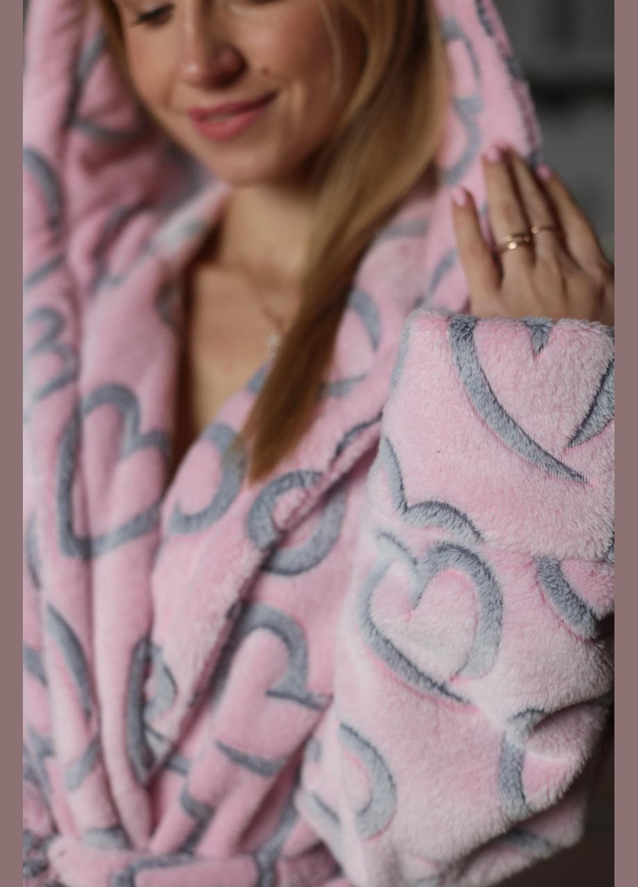 Халат с капюшоном Мягкий уютный Шарпей No Brand (315429391)