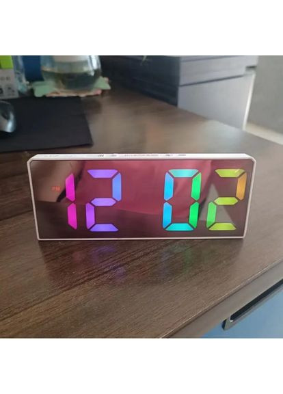 Электронные настольные часы LED с будильником и термометром LC-001 No Brand (369164708)