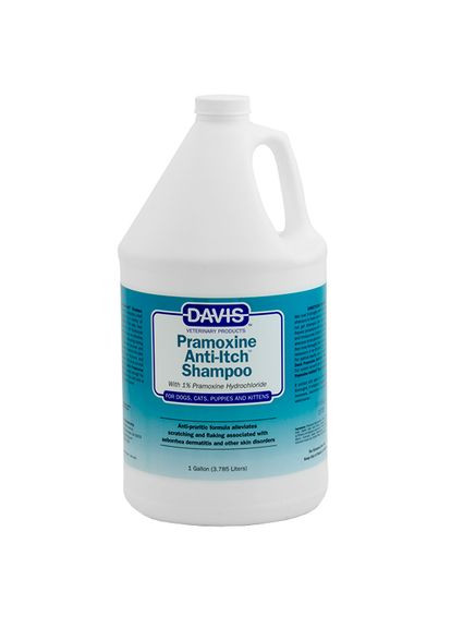 Шампунь проти свербіння Pramoxine AntiItch Shampoo для собак і кішок 3.8 л (87717907211) Davis (279567565)