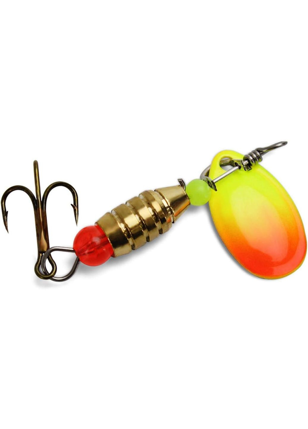 Набір наживок вертушок для риболовлі К119 10 шт блешні з гачками + коробка (R051456) No Brand (349844006)