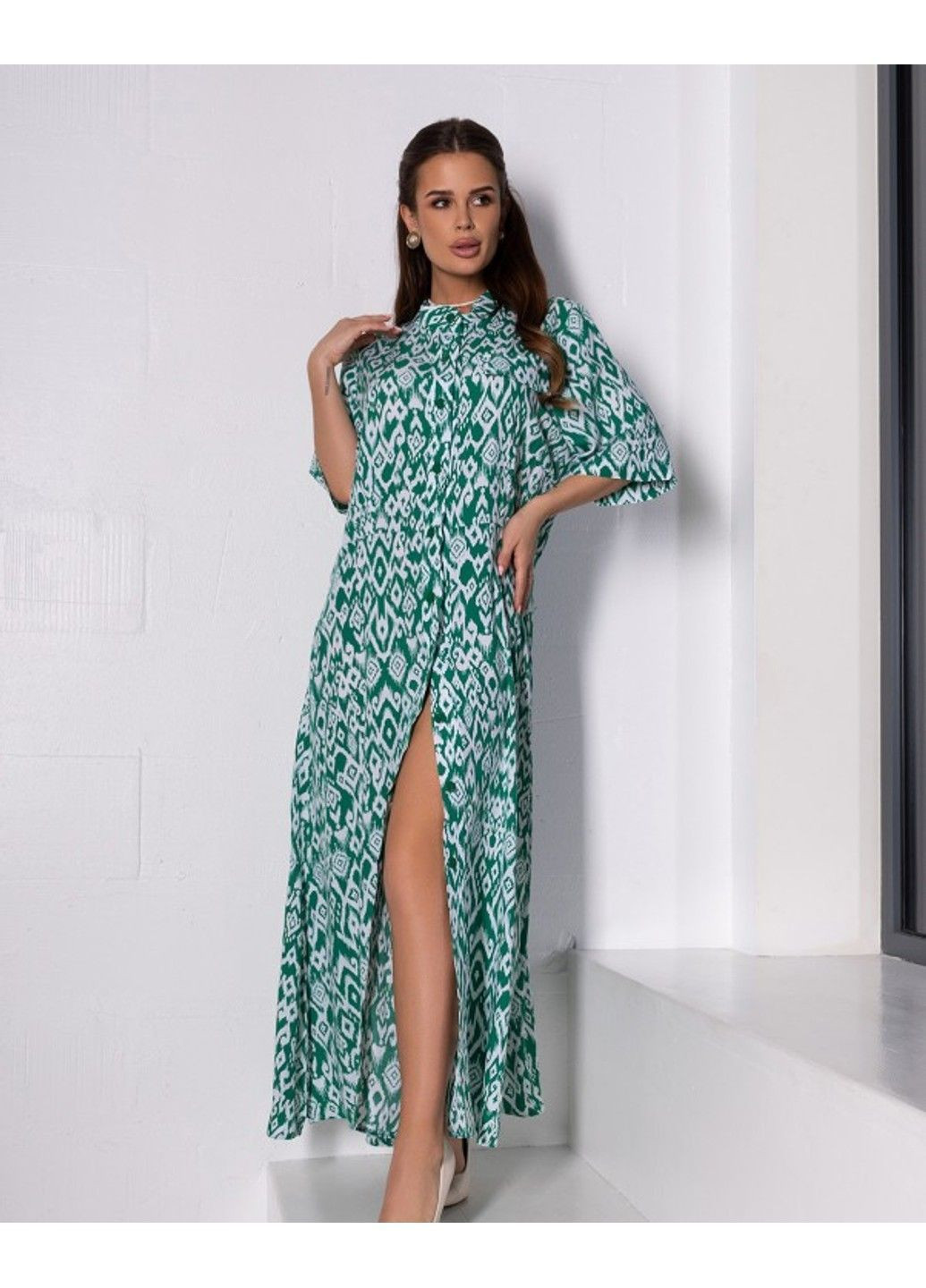 Зелена повсякденний сукні 14659 зелений ISSA PLUS