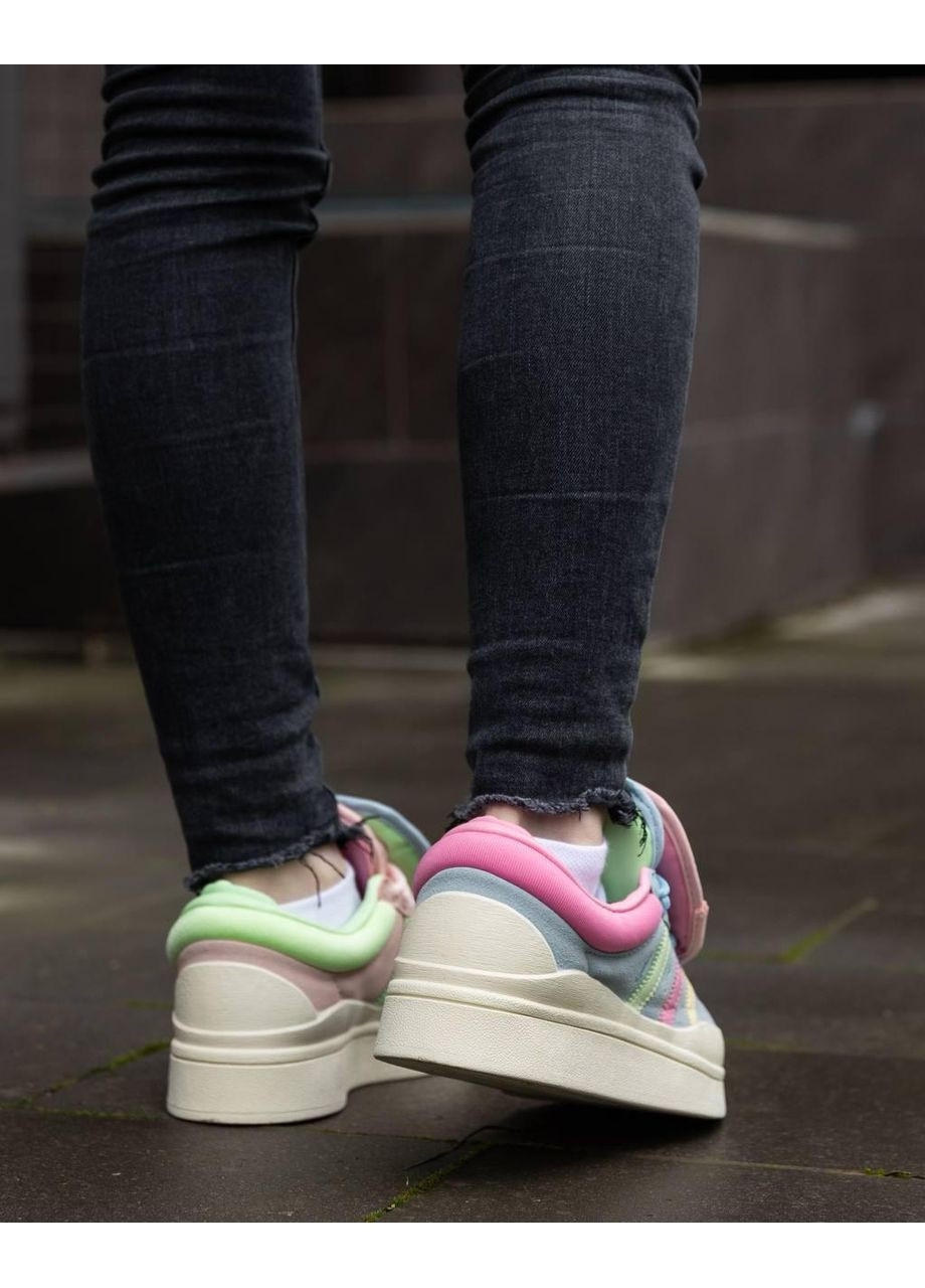 КРОСІВКИ ЖІНОЧІ ADIDAS CAMPUS X BAD BUNNY MOON PINK АДІДАС КАМПУС No Brand рожеві демісезони (367176644)