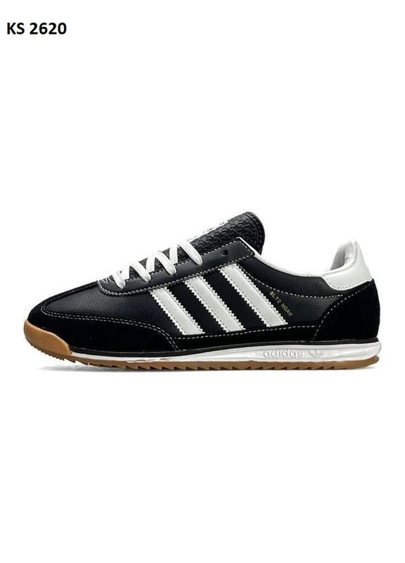 Черные демисезонные кроссовки мужские adidas sl 72 wales bonner black white адидас сл 72 No Brand