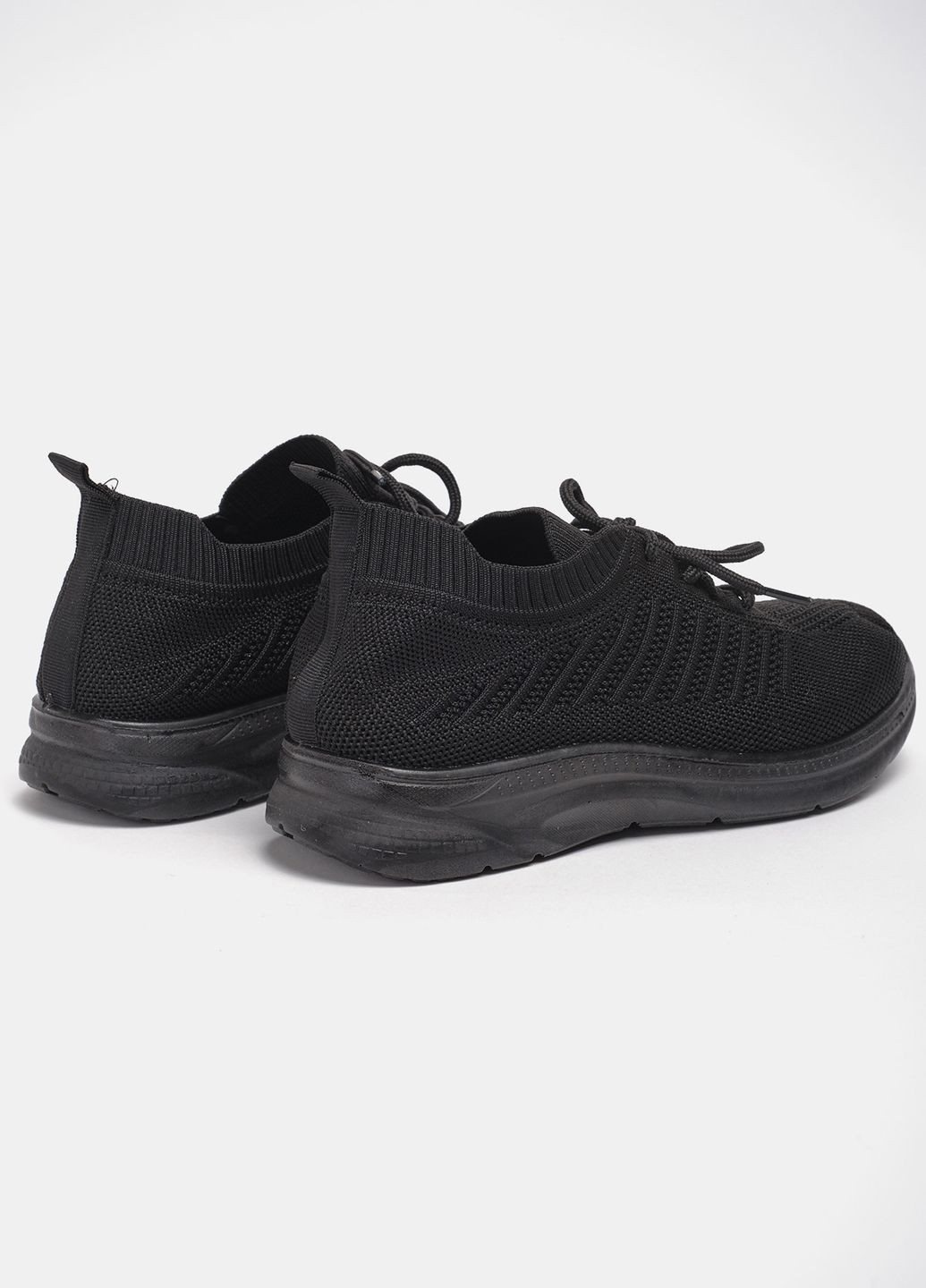 Чорні літні кросівки мода l07-1 текстиль чорний норма 342885 Power