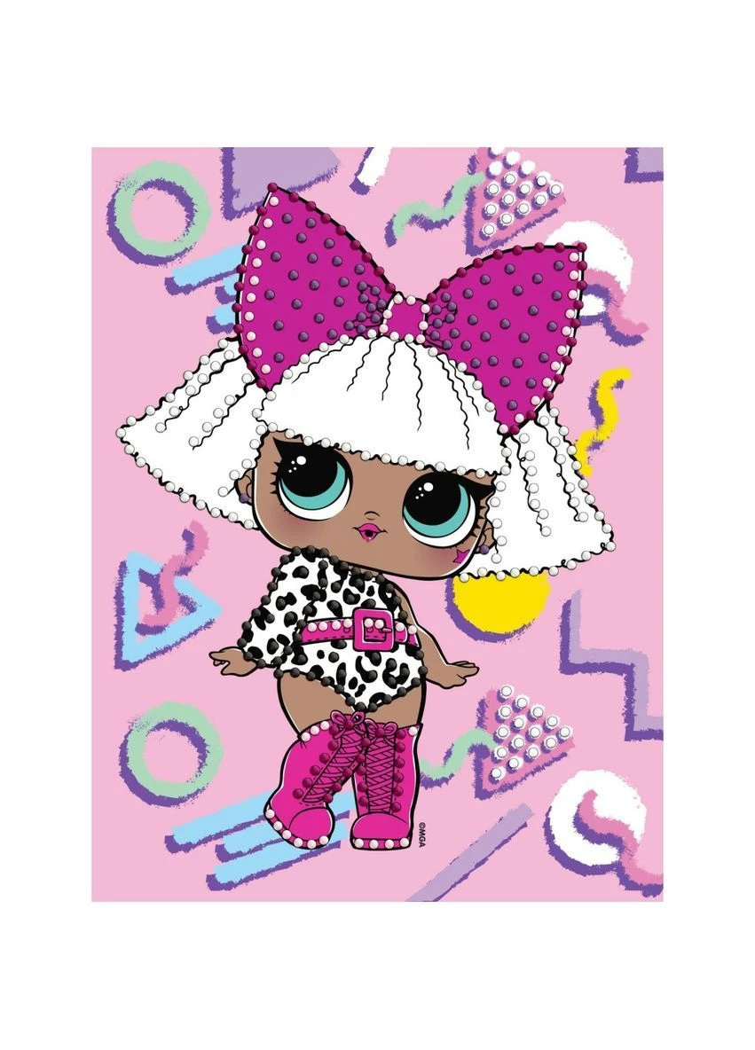 Набір з алмазною мозаїкою (вибірковою) "L.O.L. Surprise! DIVA" 15x20см Ідейка (378657547)