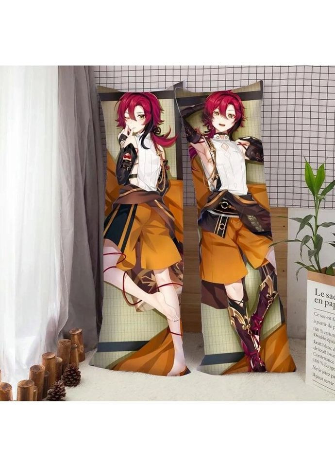 Подушка-обіймашка 3D Дакімакура Сіканоїн Хейдзо 3758_F 16499 130х40 см FlexDress (336147960)