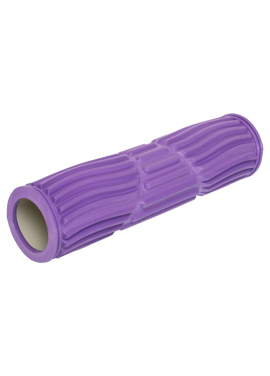 Ролер масажний циліндр (ролик мфр) 45см Grid Spine Roller EVA (d-11см, Фіолетовий) (FI-9390_Фіолетовий) SP-Sport (361438496)