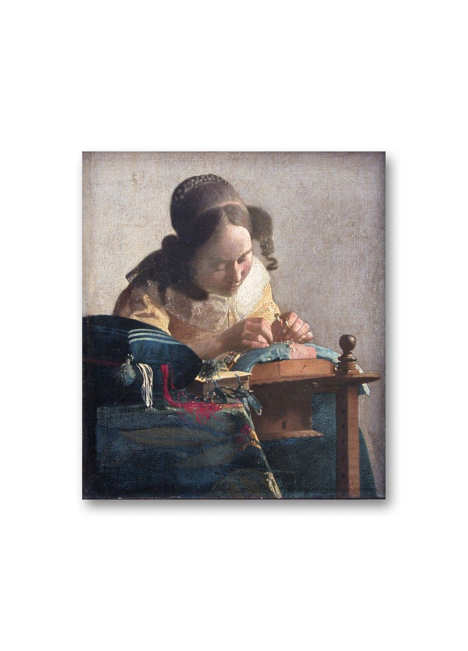 Печать на холсте Кружевница Ян Вермеер 50x50 No Brand (346495755)