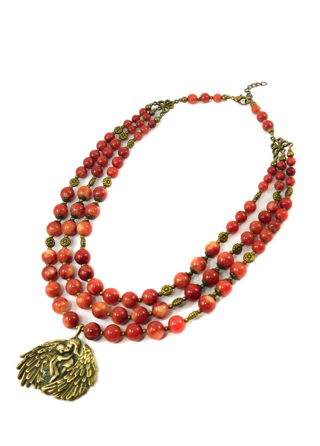 Ожерелье "Объятия ангела" Кварц Fursa fashion (322315322)