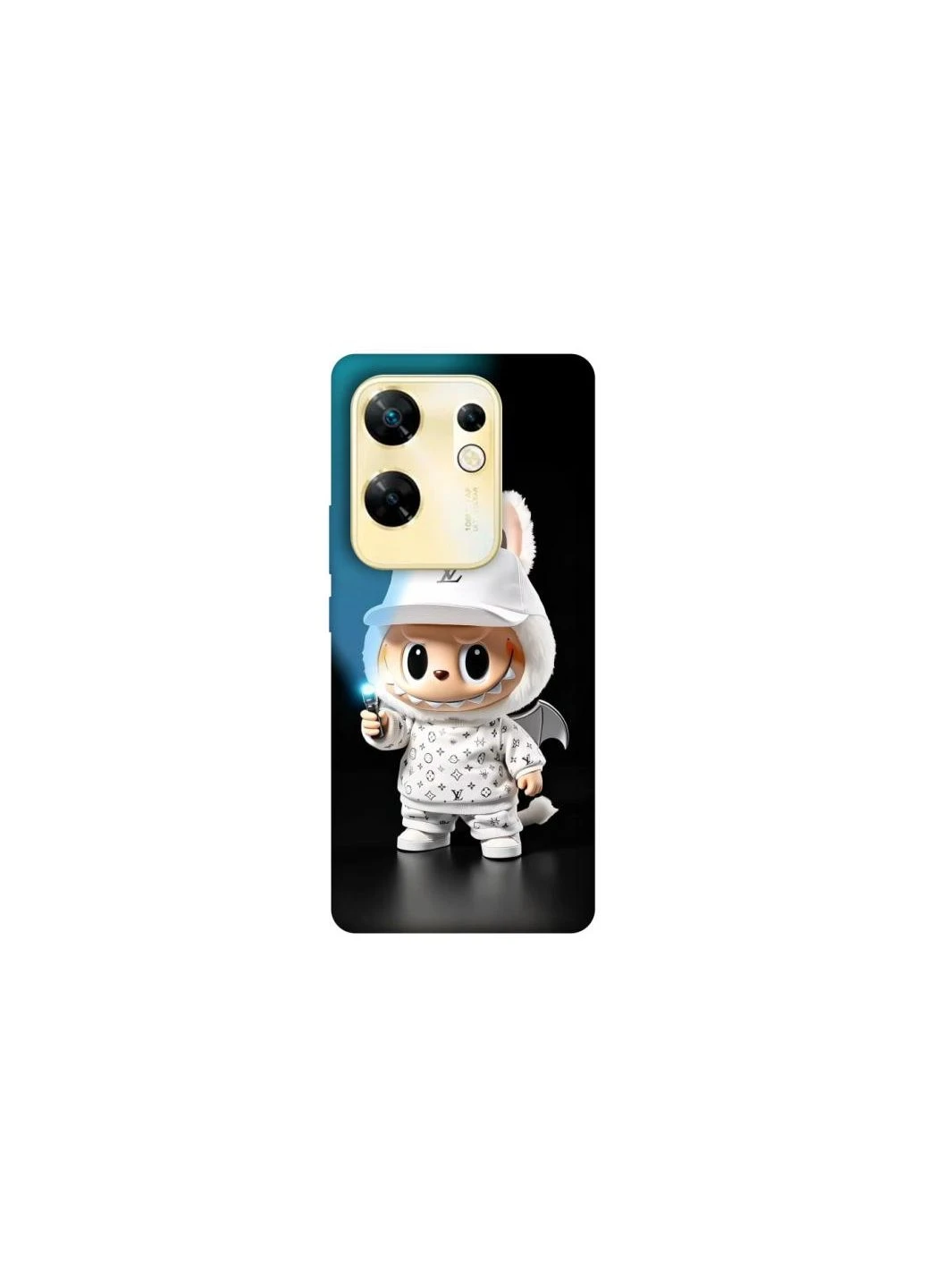 Чохол на Infinix Zero 30 4G Labubu with flashlight ver.1 Frontalka (354690705)