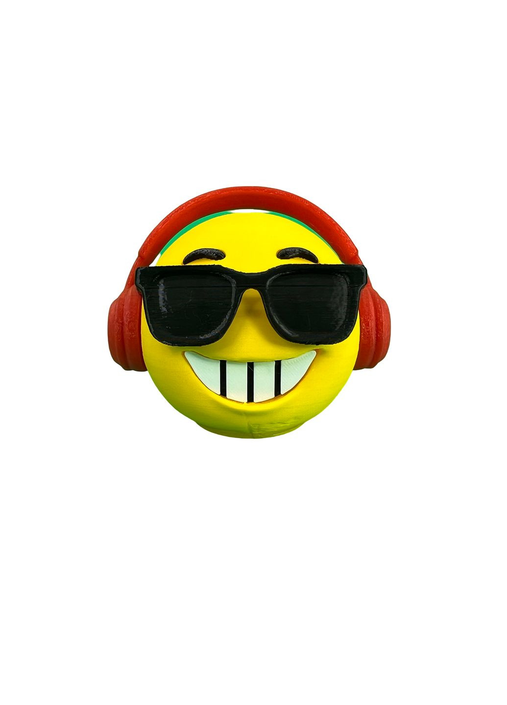 Іграшка "Palla Galla Смайл" з серії Italian Brainrot жовтий, з червоними навушниками, висота 8 см (PIG10040) DrukHouse3D (352166165)