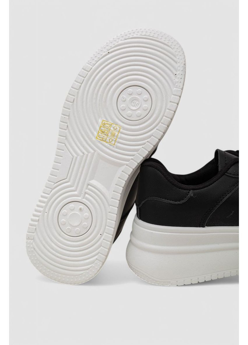 Кроссовки женские демисезонные,, 248RBL20 Ager чёрно-белые всесезоны (369971894)