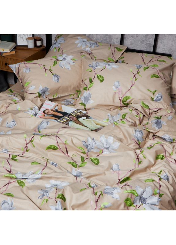 Комплект постельного белья Satin Elit «» Евро 200х220 наволочки 2х70х70 (MS-820008412) Moon&Star Magnolia Dream (356112780)