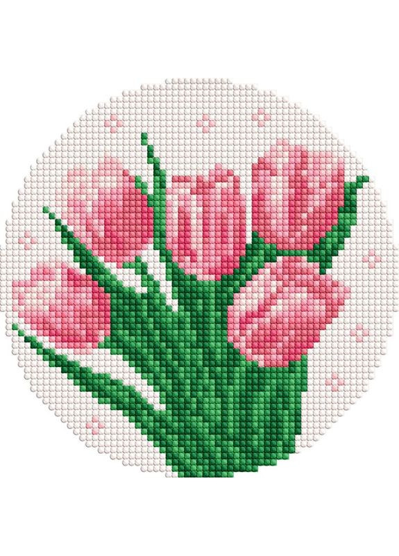 Алмазна мозаїка Ніжні тюльпани ©art_selena_ua d19 AM-R7935 Ідейка (293082658)