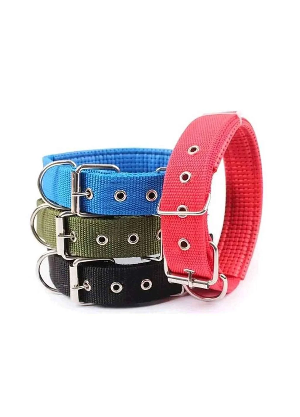 Ошейник Капрон 40см 20мм двойной с подшивкой ТМ DOG COLLAR No Brand (387462406)