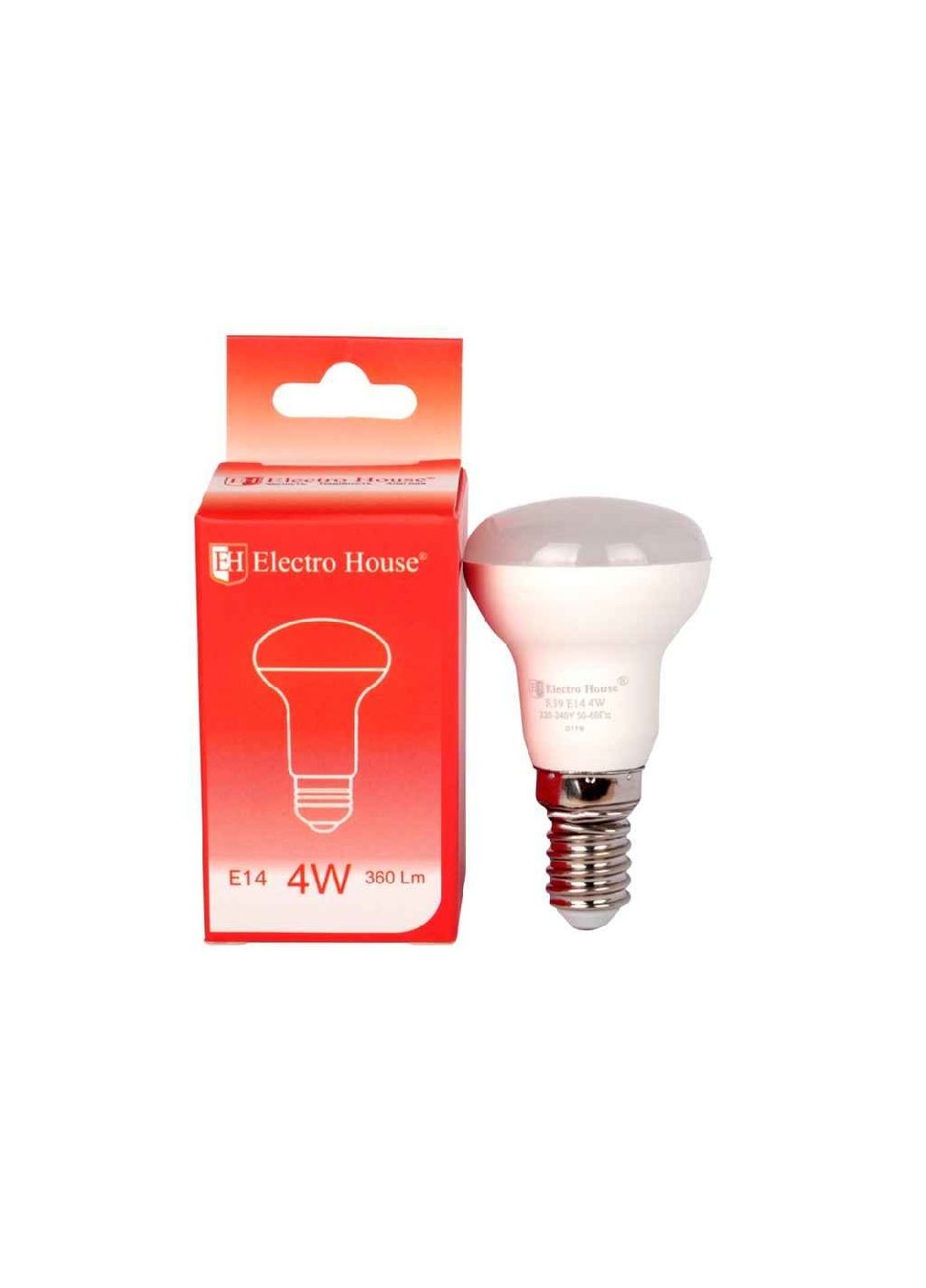 Лампа E14 4Вт світлодіодна LED Гриб R39 4100К EH-LMP-R39 Electro House (354342901)