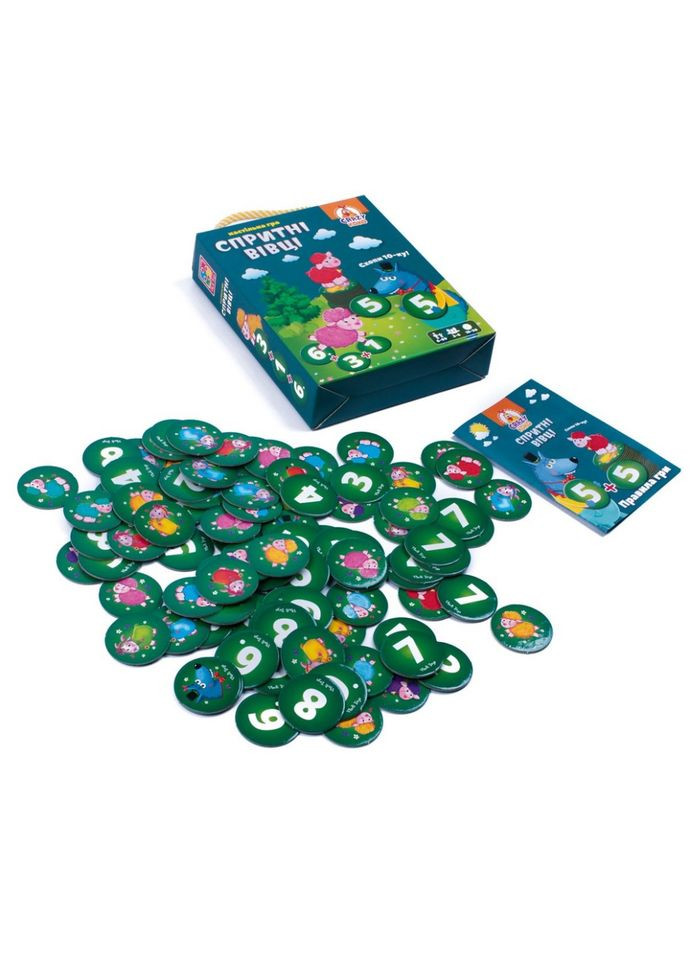 Дитяча настільна гра "Спритні вівці схопи 10-ку!" VT8033-07, 99 фішок VladiToys (366815053)