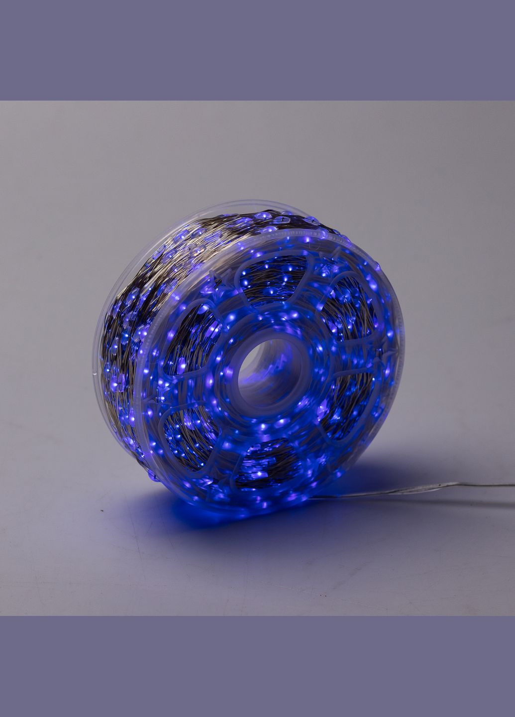 Гирлянда Роса нить 2000 LED длина 200 м с пультом от сети, синий GarlandoPro 2000L200MWBL (306518560)