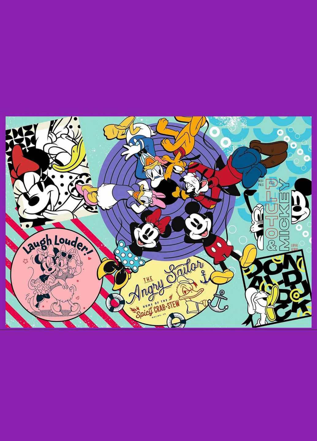 Пазл Серія пригод Міккі 4х250 елементів Trefl (322147939)