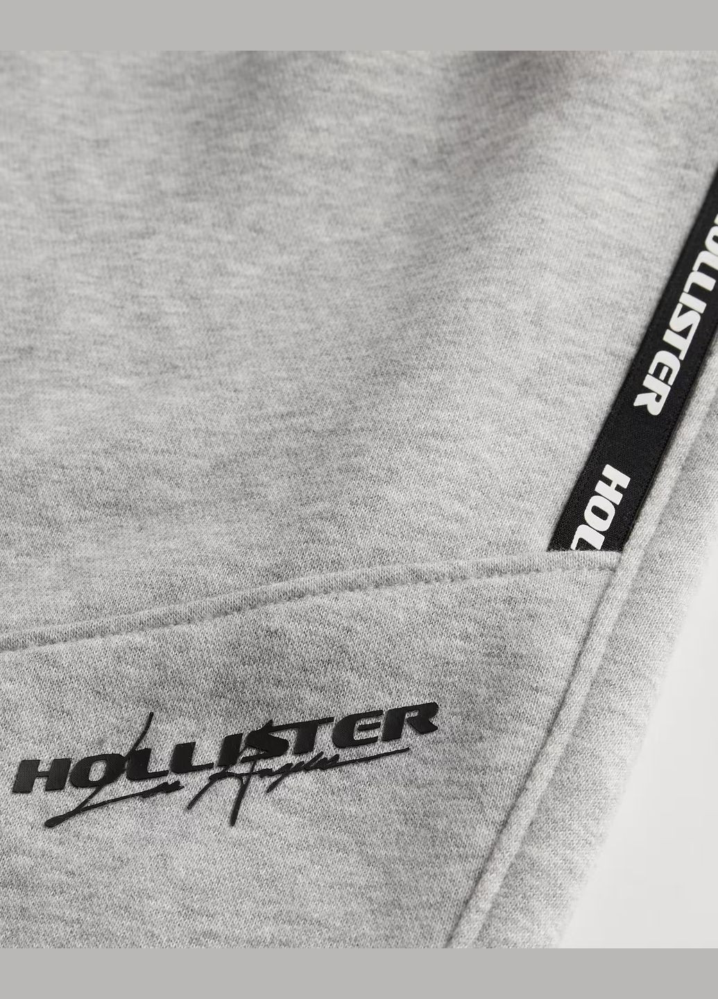 Светло-серые демисезонные брюки Hollister