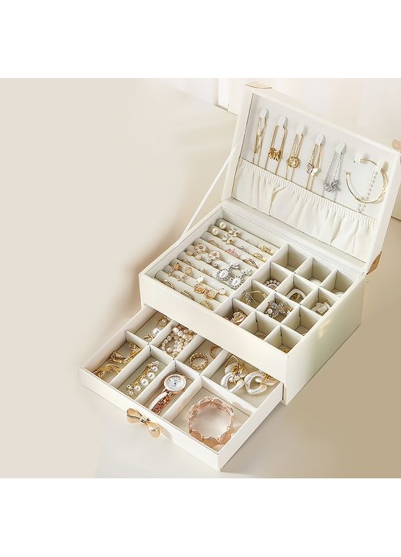 Шкатулка SP-01261 для украшений и ювелирных изделий двухуровневая 230*170*115 мм Casegrace (362456109)