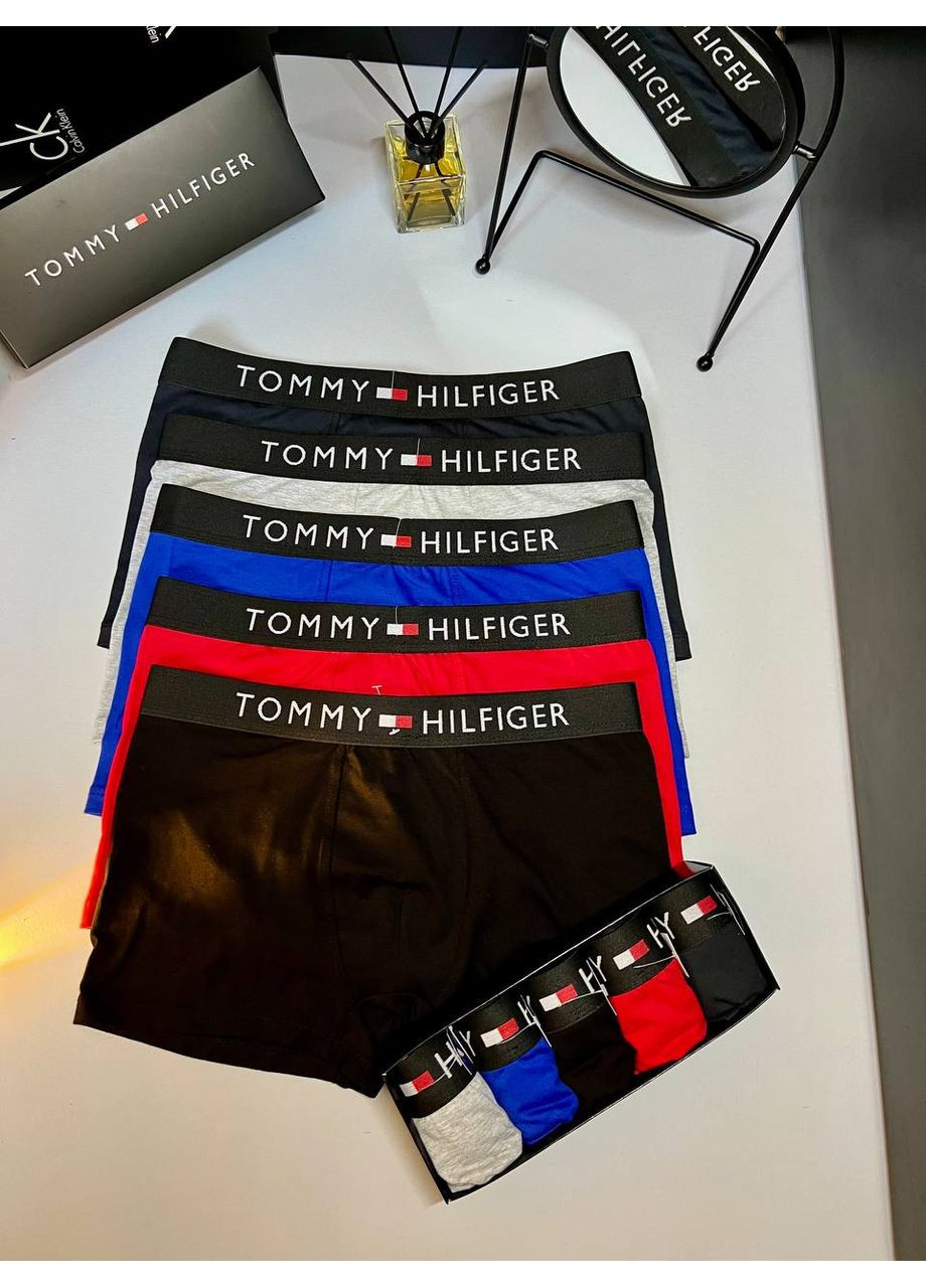 Набір чоловічих боксерів 5 шт та 18 пар шкарпеток у пакуванні | Труси чоловічі, білизна No Brand (360978485)