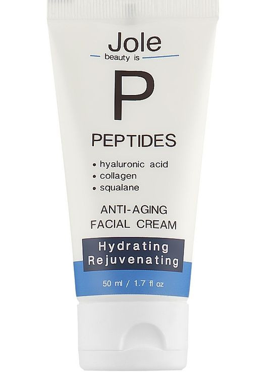 Антивіковий крем з гіалуроновою кислотою, пептидами й колагеном Peptides Anti-Aging Facial Cream 50ml (916491-1749) Jole (368661506)
