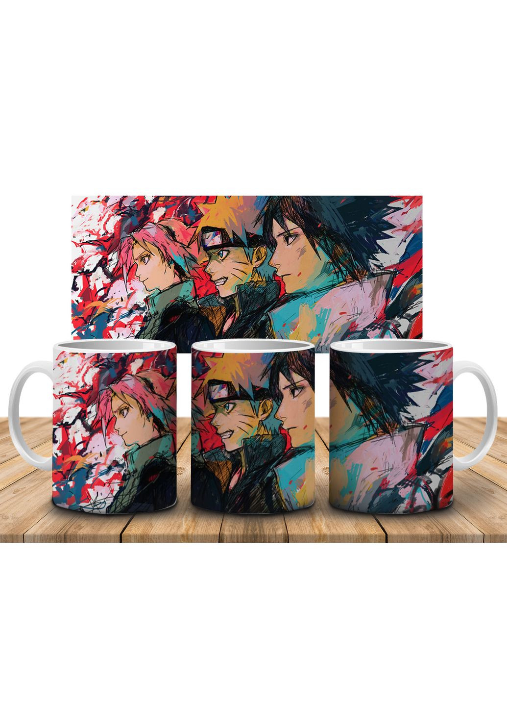 Кружка c принтом Наруто / Naruto-2, 330 мл No Brand (317300170)