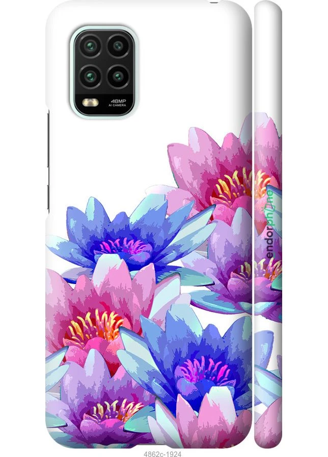 Чехол на Xiaomi Mi 10 Lite Лотос "4862m-1924-70447" Endorphone (382319845)